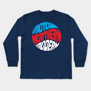 Northern Motown & Modern Kids Long Sleeve T-Shirt